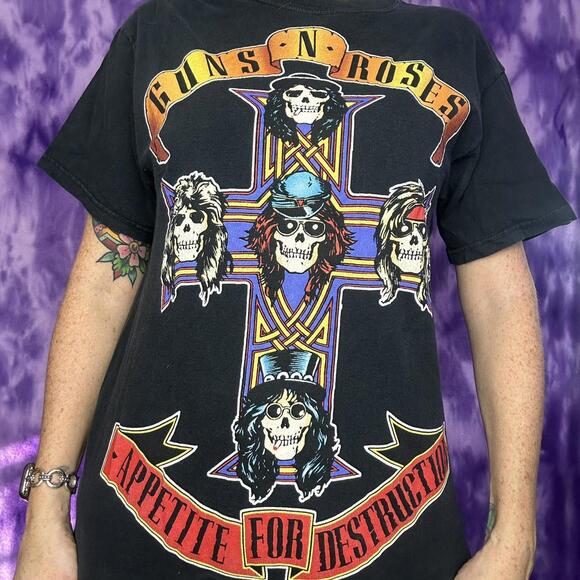 Guns n roses appetite for destruction graphic tee - Picture 1 of 4